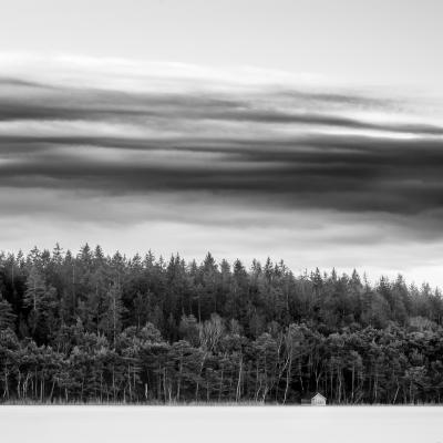 Kesselsee Schwarzweiss